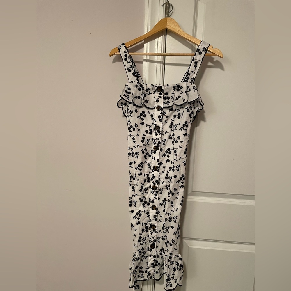 Ann Taylor floral embroidered sheath dress